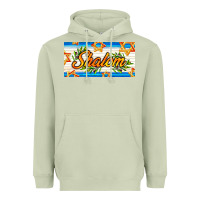 Matcha shalom with olive branch Heavyweight Hoodie - AdoDesignShop