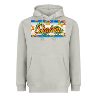 Moon Dust shalom with olive branch Heavyweight Hoodie - AdoDesignShop
