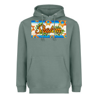 Sage shalom with olive branch Heavyweight Hoodie - AdoDesignShop