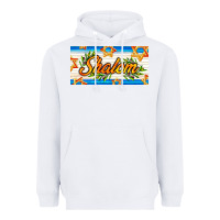 White shalom with olive branch Heavyweight Hoodie - AdoDesignShop