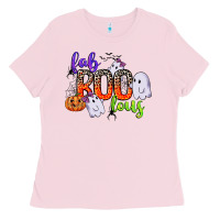 Bubblegum Pink fab boo lous Ladies Tee - CowGirlArtShop