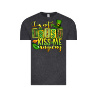 Vintage Black St. Patrick's I am not irish kiss me anyway Vintage Tee - OliviaCreatesArt