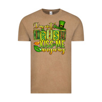 Vintage Coffee St. Patrick's I am not irish kiss me anyway Vintage Tee - OliviaCreatesArt