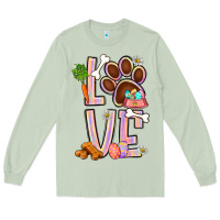 Matcha Tie dye easter love dog paw Long Sleeve Tee - BundleAndBundleShop