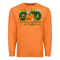 Carrot with god all things are possible Premium Sweatshirt - AdoDesignShop