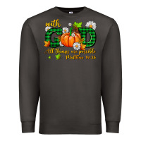 Smoke with god all things are possible Premium Sweatshirt - AdoDesignShop