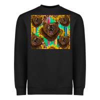 Black bear tumbler Heavyweight Sweatshirt - BarkalooDesign