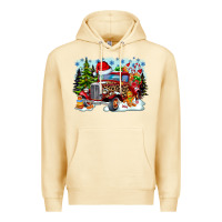 Pina Colada Christmas truck Premium Hoodie - CowhideDigitalArt