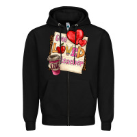 Black one loved teacher Zipper Hoodie - BarkalooDesign