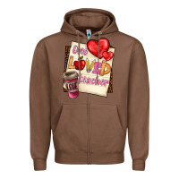 Chestnut one loved teacher Zipper Hoodie - BarkalooDesign