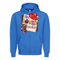 True Royal one loved teacher Zipper Hoodie - BarkalooDesign