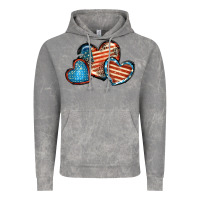 Cloud Rock American flag hearts 4th of july Vintage Hoodie - FaDigitalArtStudio