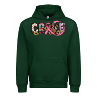 Forest Green brave cancer awareness ribbon Urban Hoodie - JahusDesignShop