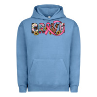 Pigment Pebble Blue brave cancer awareness ribbon Urban Hoodie - JahusDesignShop