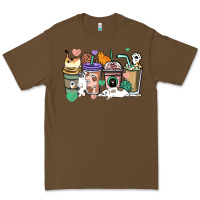 Cacao Cat coffee cups Premium Tee - HowdyJamesFarm