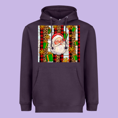 Santa With Gifts Heavyweight Hoodie Designed By Adodesignshop