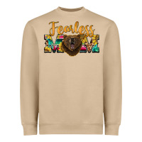 Mushroom fearless mom bear Heavyweight Sweatshirt - BarkalooDesign