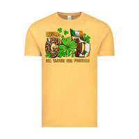 Vintage Mustard with god all things are possible Vintage Tee - OliviaCreatesArt