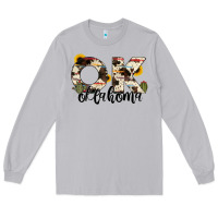 Moon Dust oklahoma state cowhide serape cactus Long Sleeve Tee - RanaPortraitStore