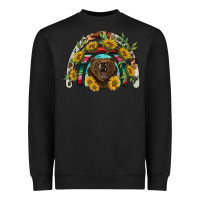 Black bear rainbow Heavyweight Sweatshirt - BarkalooDesign