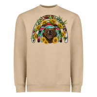 Mushroom bear rainbow Heavyweight Sweatshirt - BarkalooDesign