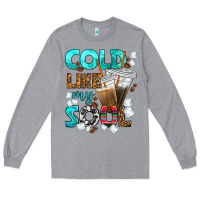 Heather Grey cold like my soul coffee cups bbs Long Sleeve Tee - BundleAndBundleShop