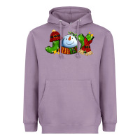 Lavender joy for christmas with snowman Heavyweight Hoodie - AdoDesignShop