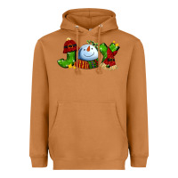 Meerkat joy for christmas with snowman Heavyweight Hoodie - AdoDesignShop