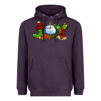 Plum joy for christmas with snowman Heavyweight Hoodie - AdoDesignShop