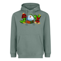 Sage joy for christmas with snowman Heavyweight Hoodie - AdoDesignShop