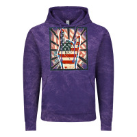Cloud Purple Freedom rock hand Vintage Hoodie - FaDigitalArtStudio