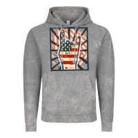 Cloud Rock Freedom rock hand Vintage Hoodie - FaDigitalArtStudio
