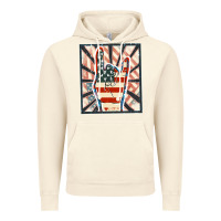 Vintage Artic Freedom rock hand Vintage Hoodie - FaDigitalArtStudio