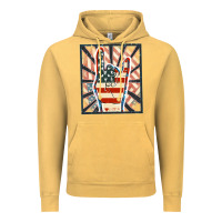 Vintage Mustard Freedom rock hand Vintage Hoodie - FaDigitalArtStudio