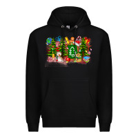 Black Christmas teacher Premium Hoodie - CowhideDigitalArt