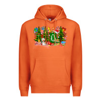 Carrot Christmas teacher Premium Hoodie - CowhideDigitalArt