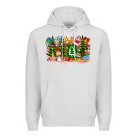 Dove Grey Christmas teacher Premium Hoodie - CowhideDigitalArt