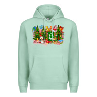 Seafoam Christmas teacher Premium Hoodie - CowhideDigitalArt