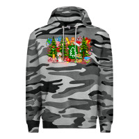 Slate Camo Christmas teacher Premium Hoodie - CowhideDigitalArt
