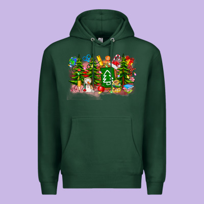 Christmas Teacher Premium Hoodie Designed By Cowhidedigitalart