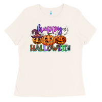 Bone happy halloween Ladies Tee - CowGirlArtShop