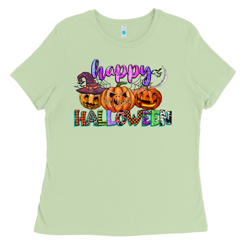 Happy Halloween Ladies Tee by CowGirlArtShop | Teevron