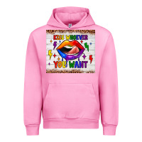 Fuchsia Pink kiss whoever you want tumbler Urban Hoodie - JahusDesignShop