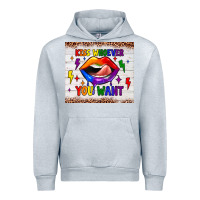 Heather Grey kiss whoever you want tumbler Urban Hoodie - JahusDesignShop