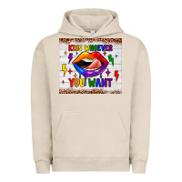 Pigment French Oak kiss whoever you want tumbler Urban Hoodie - JahusDesignShop