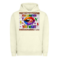 Pigment Pistachio kiss whoever you want tumbler Urban Hoodie - JahusDesignShop