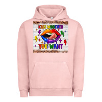 Kiss Whoever You Want Tumbler Urban Hoodie | Teevron