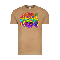Vintage Camel Hello Summer Tie Dye Vintage Tee - CowCowDesign