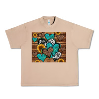 Burro turquoise sunflower hearts Urban Heavy Tee - Jasminsmagicworld