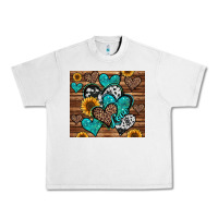 Lunar Rock turquoise sunflower hearts Urban Heavy Tee - Jasminsmagicworld